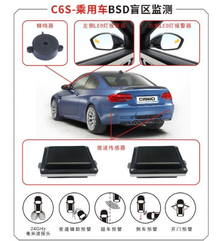 C6S 無主機BSD盲區(qū)監(jiān)測